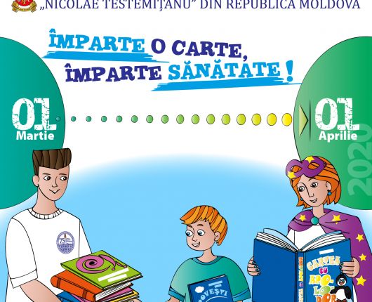 Campania „Împarte o carte, împarte sănătate!”, ediția a V-a